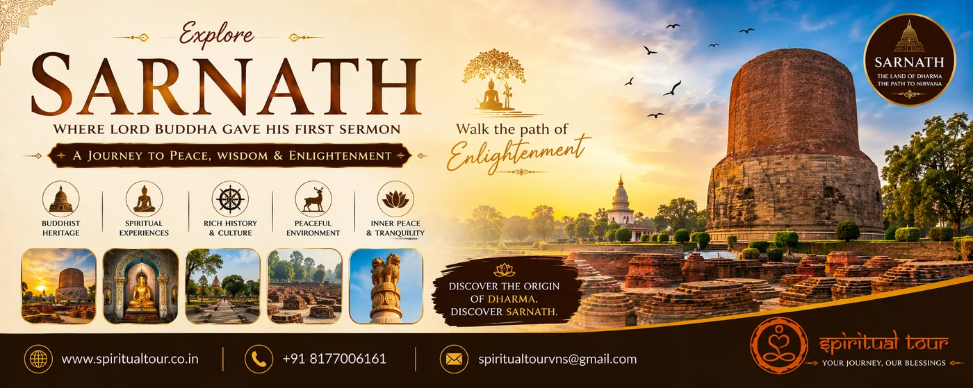 Sarnath Tour - Buddha First Sermon Dhamek Stupa